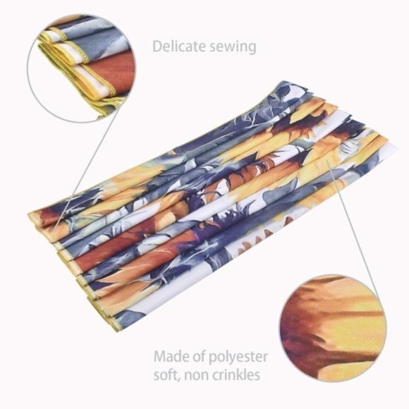 Bohemian Sunflower Floral Botanical Indie/Hippie Tapestry/Decor/Festival Mat - Picture 6 of 7